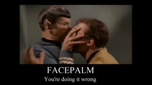 Star Trek Facepalm Youre doing it wrong
