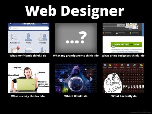 Web Designer What People Think I Do Meme