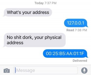 Computer Guys Response To Whats Your Address Meme
